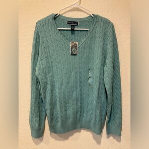 Karen Scott Cable knit sweater
